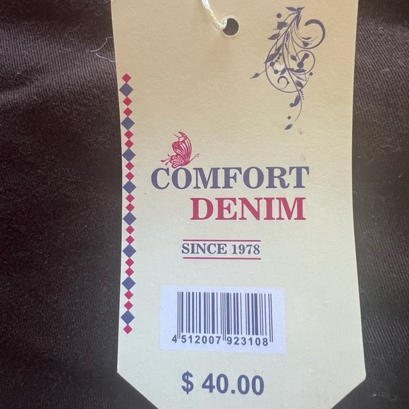 NWT Women's Comfort Denim Size 8/20" Inseam Chocolate Brown (A) - Picture 6 of 10